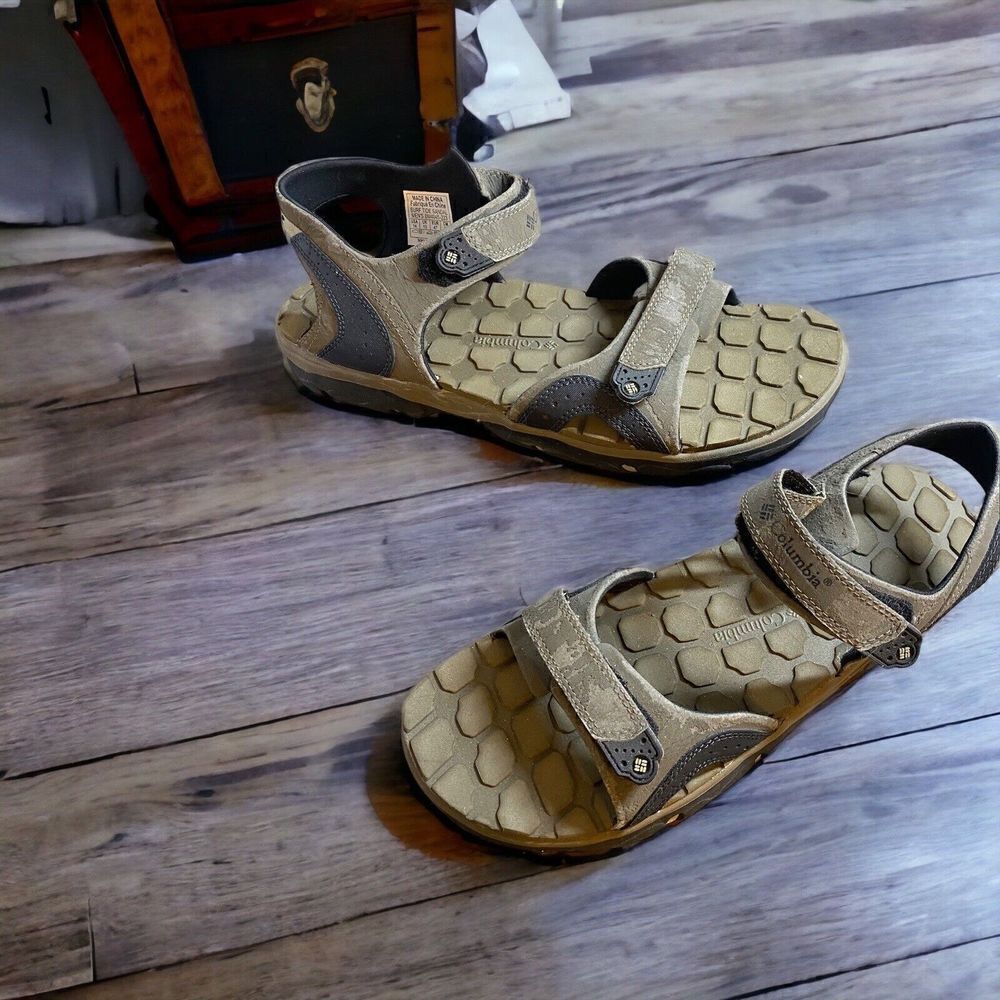 Columbia Surf Tide Sandals Men's Size 14 Outdoor Sport BM4045-223 Gray